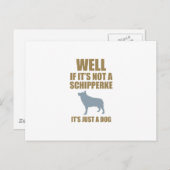 Schipperke Postkarte (Vorne/Hinten)