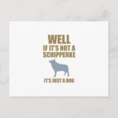 Schipperke Postkarte (Vorderseite)