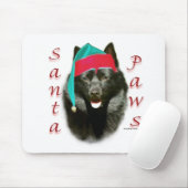 Schipperke Santa Paws Mousepad (Mit Mouse)