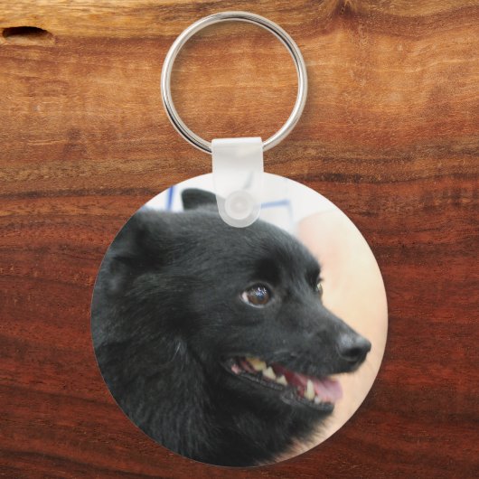 Schipperke Schlüsselanhänger (Vorderseite)