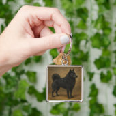 Schipperke Schlüsselanhänger (Hand)