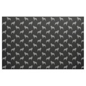 Schipperke-Silhouette-Muster Stoff (Fat Quarter (45,7 x 55,9 cm))