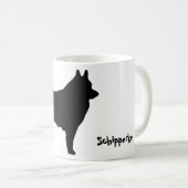 Schipperke-Tasse Kaffeetasse (VorderseiteRechts)