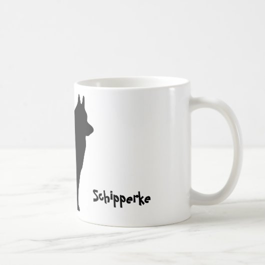 Schipperke-Tasse Kaffeetasse (Rechts)