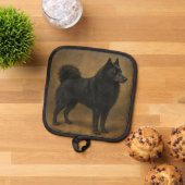 Schipperke Topflappen (Oben Unten)