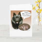 Schipperke Türkei Karte (Gelbe Blume)