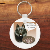 Schipperke Türkei Schlüsselanhänger (Vorderseite)