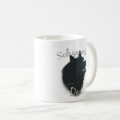 Schipperke Vater 2 Kaffeetasse (VorderseiteRechts)