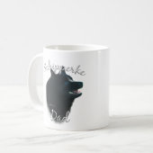 Schipperke Vater 2 Kaffeetasse (Vorderseite Links)