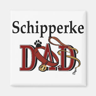 Schipperke Vater Geschenke Magnet