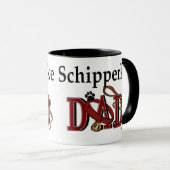 Schipperke Vater Geschenke Tasse (VorderseiteRechts)