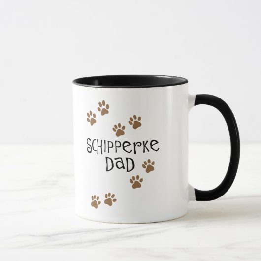 Schipperke-Vater Tasse (Rechts)