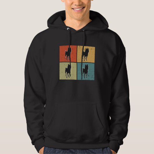 Schipperke Vintage  4 Hoodie (Vorderseite)