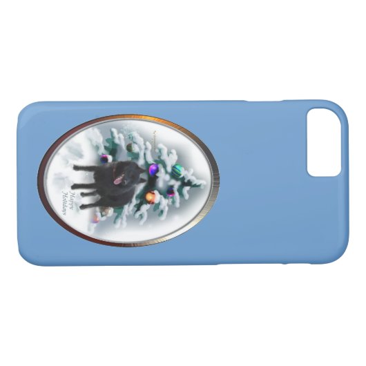 Schipperke Weihnachten Case-Mate iPhone Hülle (Rückseite (Horizontal))