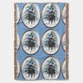 Schipperke Weihnachten Decke (Vorderseite Vertikal)