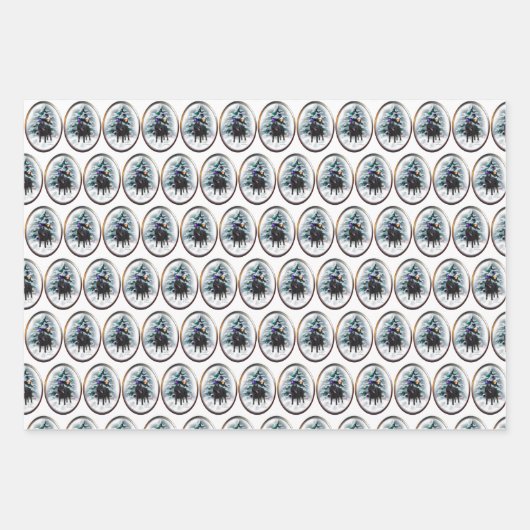 Schipperke Weihnachten Geschenkpapier Set (Vorderseite 3)