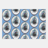 Schipperke Weihnachten Geschenkpapier Set (Vorderseite)