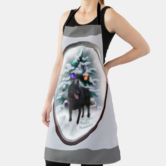 Schipperke Weihnachtsgeschenke Schürze (InSitu)