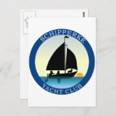 Schipperke Yacht Club Postkarte (Vorne/Hinten)