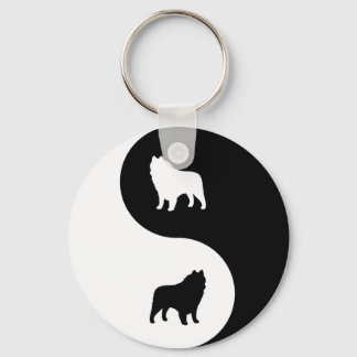 Schipperke Yin Yang Schlüsselanhänger