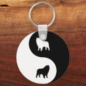 Schipperke Yin Yang Schlüsselanhänger (Vorderseite)