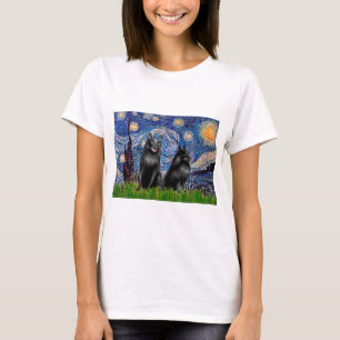 Schipperkees (zwei,5&amp;6) - Starry Night T-Shirt