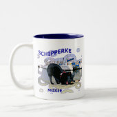 SchipperkeMoxie Zweifarbige Tasse (Links)