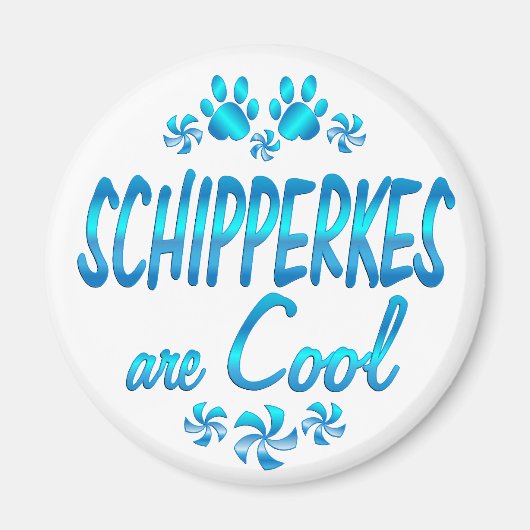 Schipperkes sind Cool Magnet (Vorne)