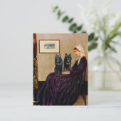 Schipperkes (zwei) - Whsitlers Mother Postkarte (Stehend Vorderseite)