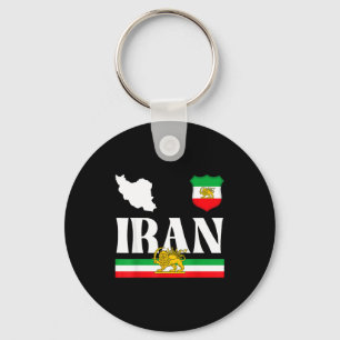 Schir o Chorshid Iran, Löwe und Sonne, Persien Schlüsselanhänger