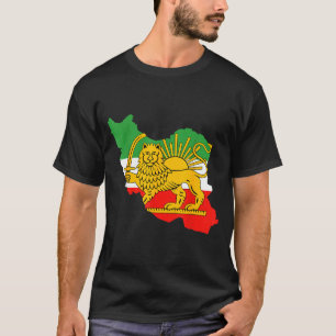 Schir o Chorshid, Persien, Löwe und Sonne Iran T-Shirt