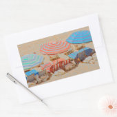 Schirm 2 rechteckiger aufkleber (Umschlag)