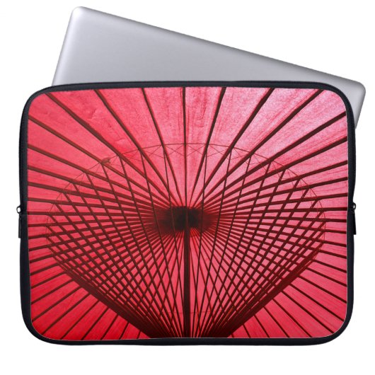Schirm aus Rohölpapier Laptopschutzhülle (Vorderseite)