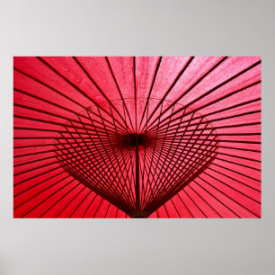 Schirm aus Rohölpapier Poster