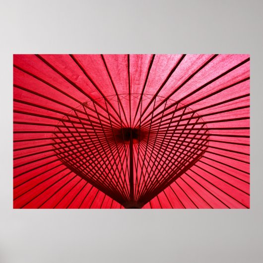 Schirm aus Rohölpapier Poster (Vorne)