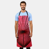 Schirm aus Rohölpapier Schürze (Getragen)