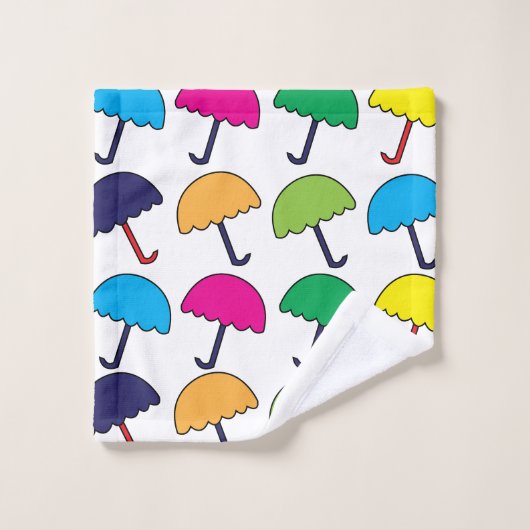 Schirm Badhandtuch Set (Waschlappen)