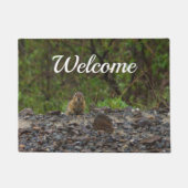 Schirm Bitte willkommen Türmatte (Vorderseite)