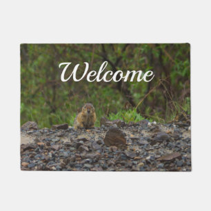 Schirm Bitte willkommen Türmatte