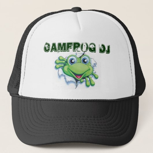 Schirm Camfrog Dj Truckerkappe (Vorderseite)