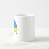Schirm der Ukraine Kaffeetasse (Mittel)