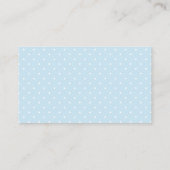 Schirm mit Blume Boy Diaper Raffle Ticket Begleitkarte (Rückseite)