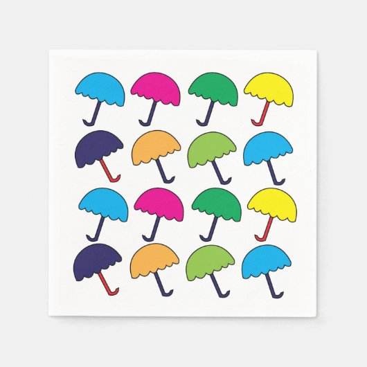 Schirm-Party Serviette (Vorderseite)