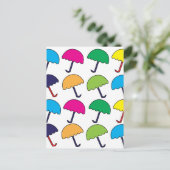 Schirm Postkarte (Stehend Vorderseite)