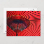 Schirm Postkarte (Vorne/Hinten)