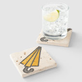 Schirm Steinuntersetzer (Seitenansicht)