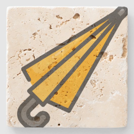 Schirm Steinuntersetzer (Vorderseite)