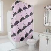 Schirm Stilgrau Pink Duschvorhang (Beispiel)