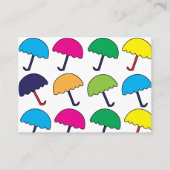 Schirm Visitenkarte (Vorderseite)