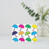 Schirm Visitenkarte (Stehend Vorderseite)